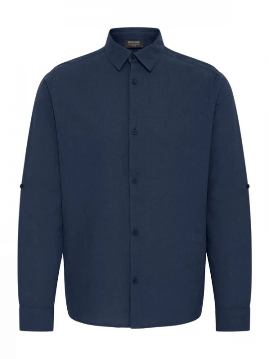 Foto van product INDICODE JEANS Overhemd 'Monko' donkerblauw