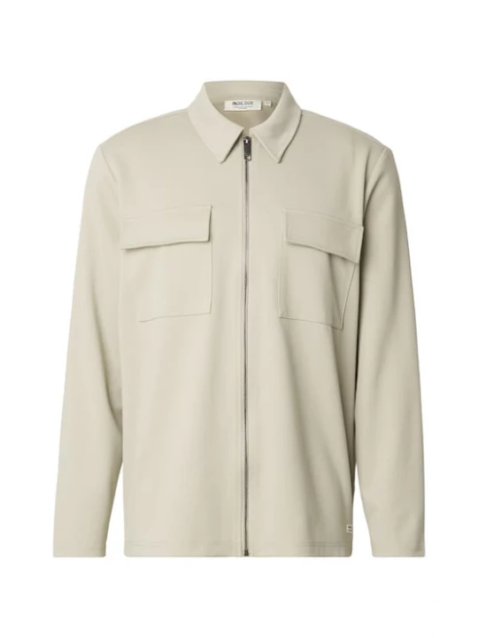 Foto van product INDICODE JEANS Overhemd 'Nello' stone grey