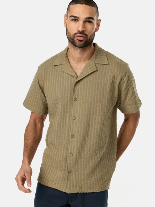Foto van product INDICODE JEANS Overhemd olijfgroen