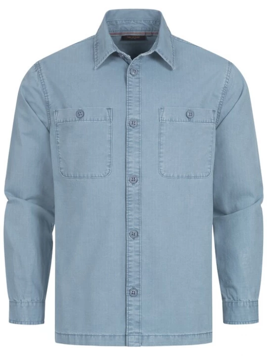 Foto van product INDICODE JEANS Overhemd 'Pilou' blauw / indigo / blauw denim