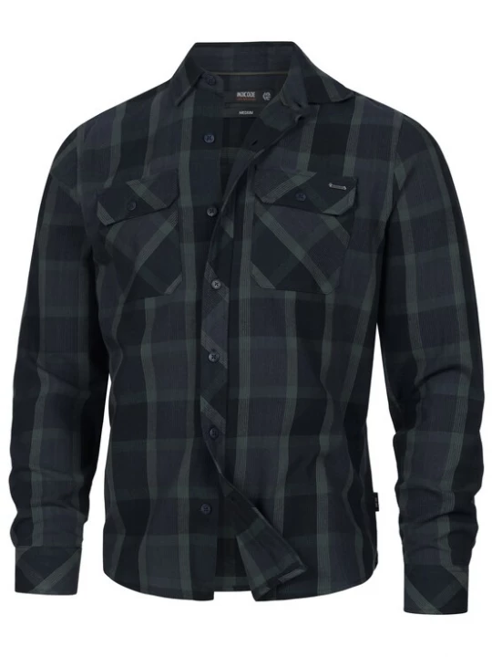 Foto van product INDICODE JEANS Overhemd 'Poma ' blauw / zwart