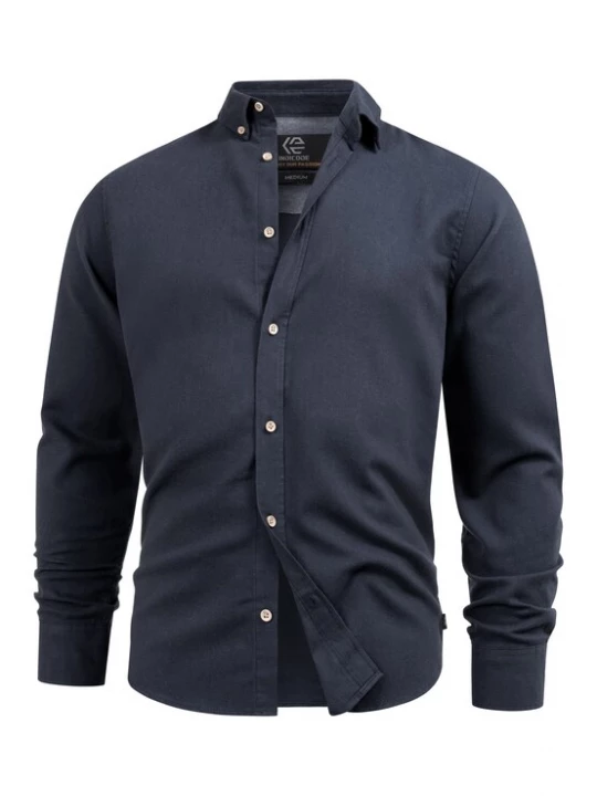 Foto van product INDICODE JEANS Overhemd 'Riverside' donkerblauw