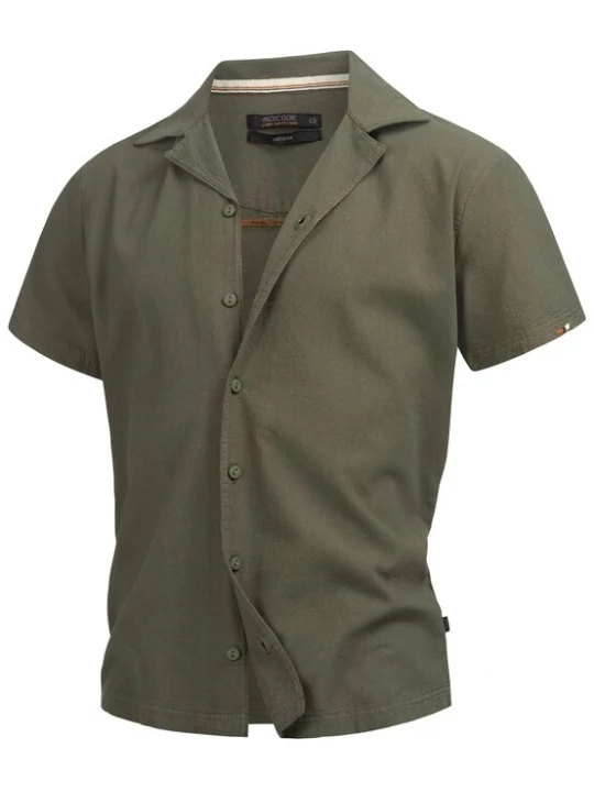 Foto van product INDICODE JEANS Overhemd 'Rycroft' groen