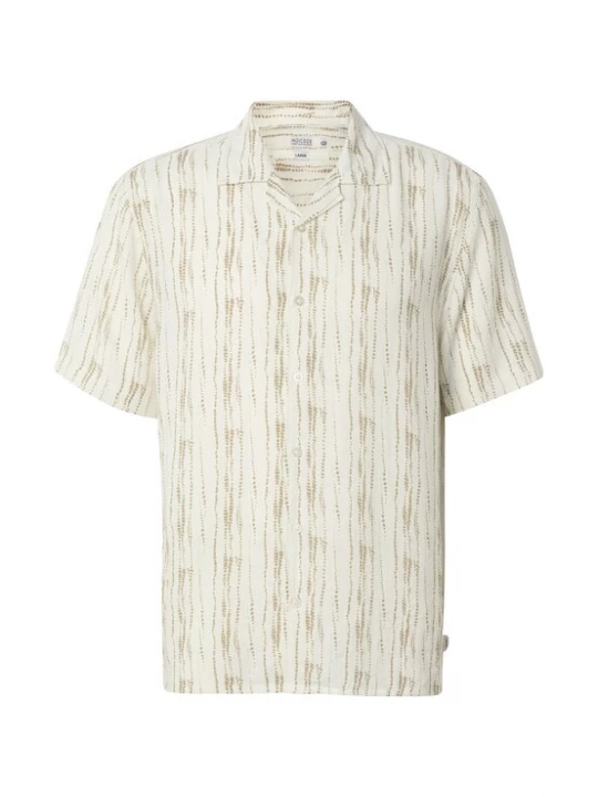 Foto van product INDICODE JEANS Overhemd 'Speks' cognac / lichtbruin