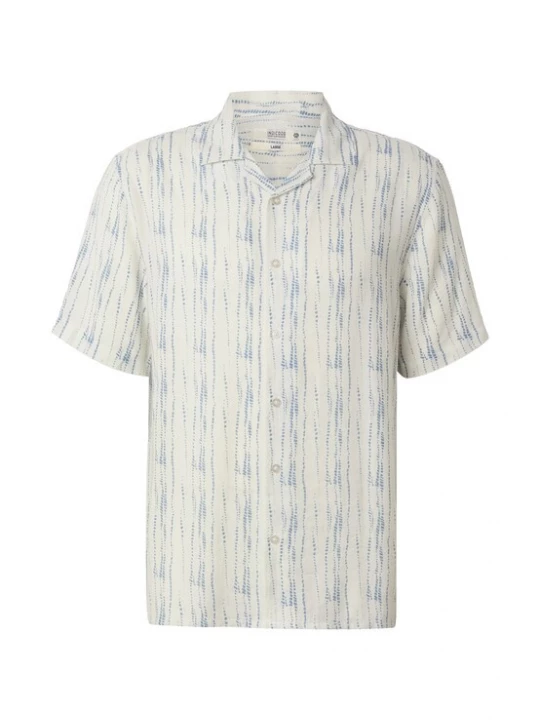Foto van product INDICODE JEANS Overhemd 'Speks' saffier / wit