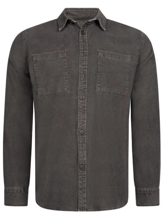 Foto van product INDICODE JEANS Overhemd 'Thyge' antraciet