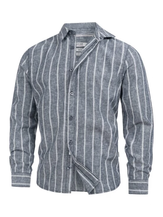 Foto van product INDICODE JEANS Overhemd 'Trypper' grijs