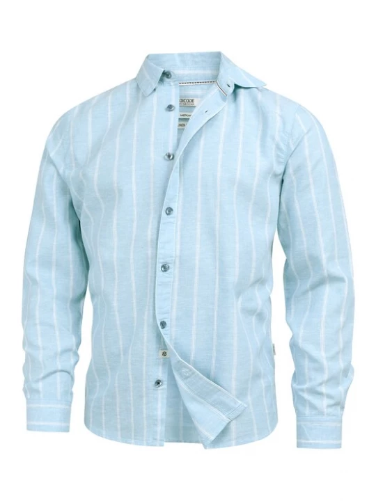 Foto van product INDICODE JEANS Overhemd 'Trypper' hemelsblauw