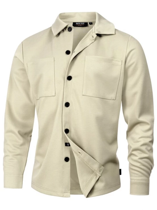 Foto van product INDICODE JEANS Overhemd 'Yuno' sand