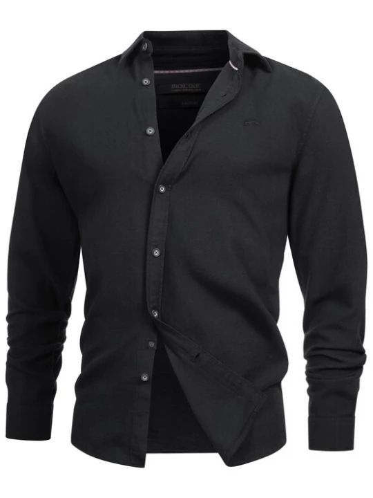 Foto van product INDICODE JEANS Overhemd zwart