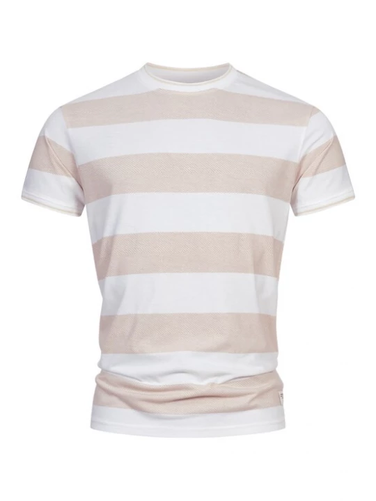 Foto van product INDICODE JEANS Shirt ' Ariba ' rosa / wit