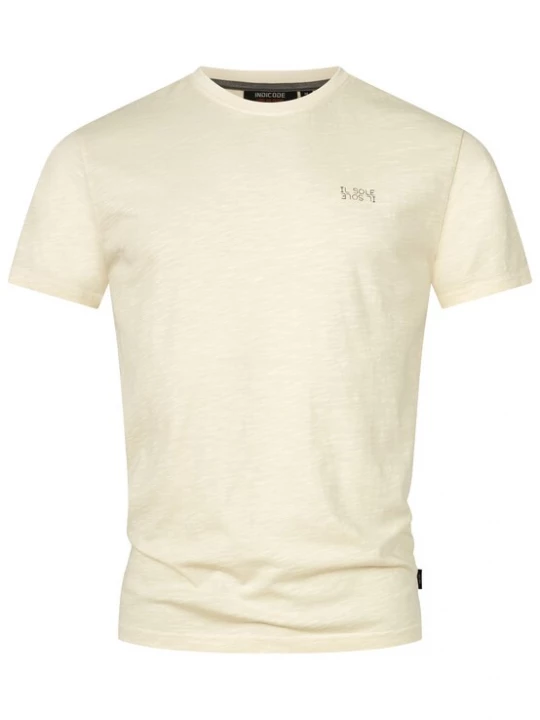 Foto van product INDICODE JEANS Shirt 'Asbjorn' crème / zwart