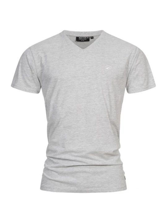 Foto van product INDICODE JEANS Shirt 'Clever' grijs gemêleerd