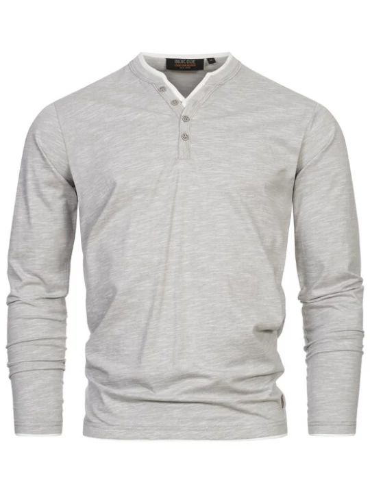 Foto van product INDICODE JEANS Shirt 'Coleson' lichtgrijs