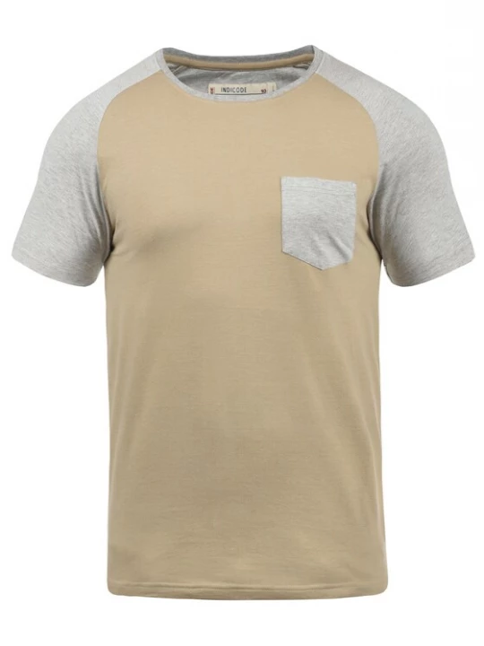 Foto van product INDICODE JEANS Shirt 'Gresham' beige / grijs