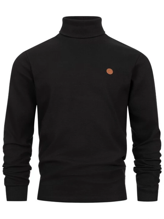 Foto van product INDICODE JEANS Shirt ' INGuadalupe Roll neck ' zwart