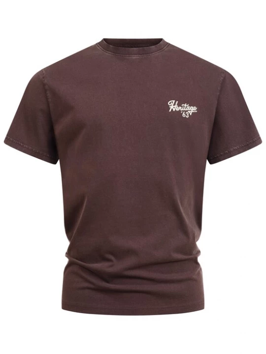 Foto van product INDICODE JEANS Shirt 'INHeritage' bruin / wit