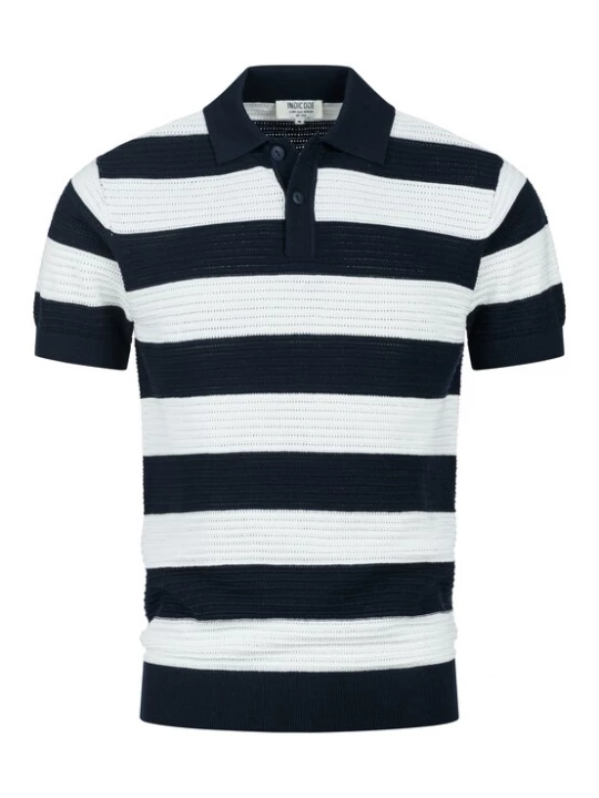 Foto van product INDICODE JEANS Shirt 'INTidsel' zwart / wit