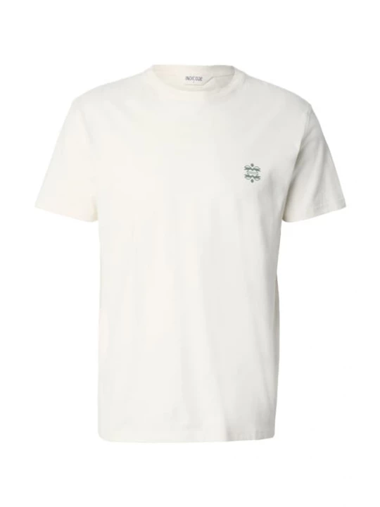 Foto van product INDICODE JEANS Shirt 'Native' ecru / groen