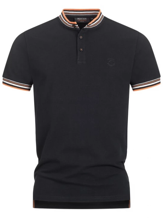 Foto van product INDICODE JEANS Shirt oranje / zwart / wit