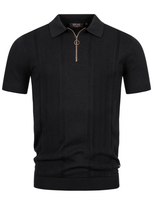 Foto van product INDICODE JEANS Shirt ' Sago ' zwart