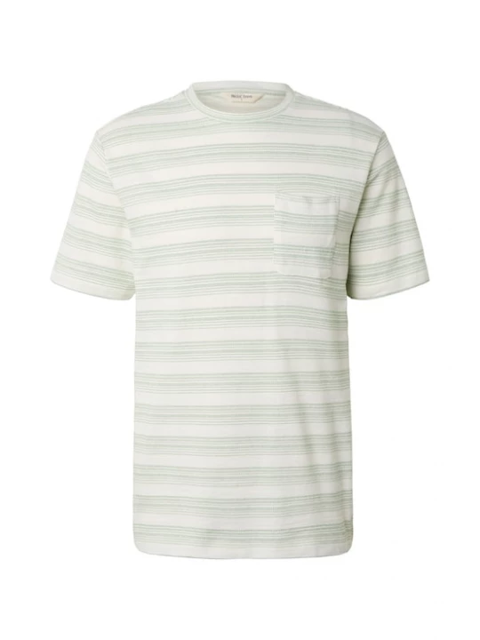 Foto van product INDICODE JEANS Shirt 'Scotland' jade groen / natuurwit