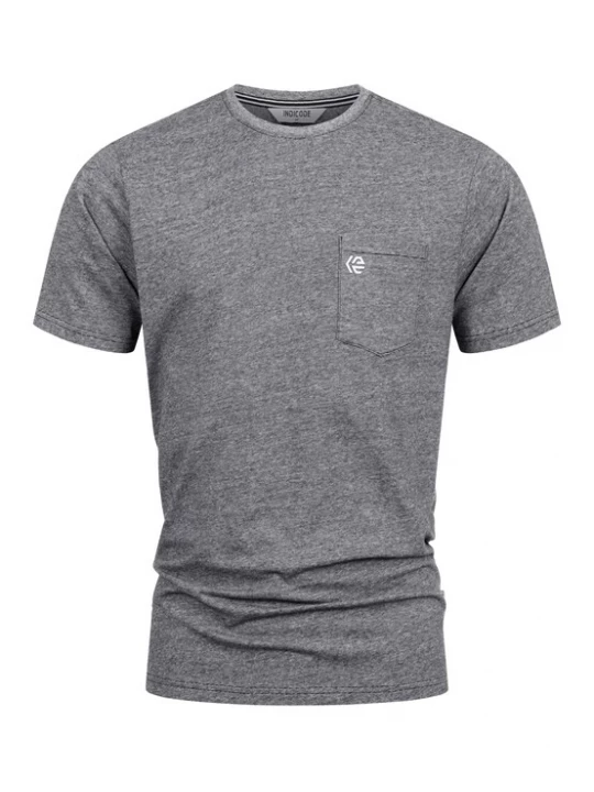 Foto van product INDICODE JEANS Shirt 'Strib' grijs
