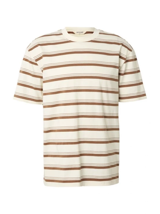 Foto van product INDICODE JEANS Shirt 'Teams' ivoor / bruin