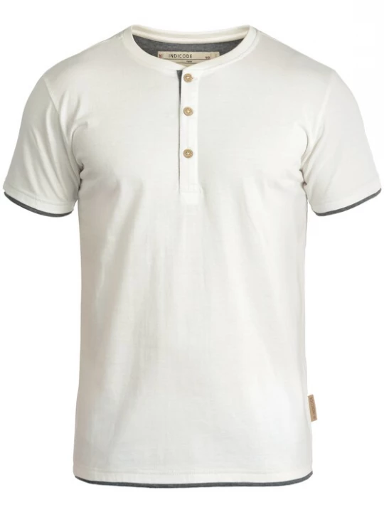 Foto van product INDICODE JEANS Shirt 'Tony' donkergrijs / wit
