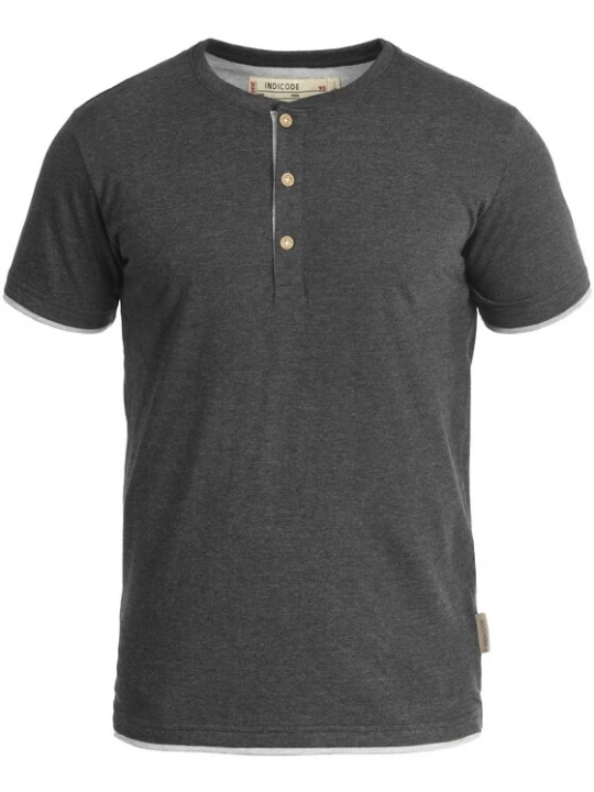 Foto van product INDICODE JEANS Shirt 'Tony' grijs / antraciet / lichtgrijs / donkergrijs