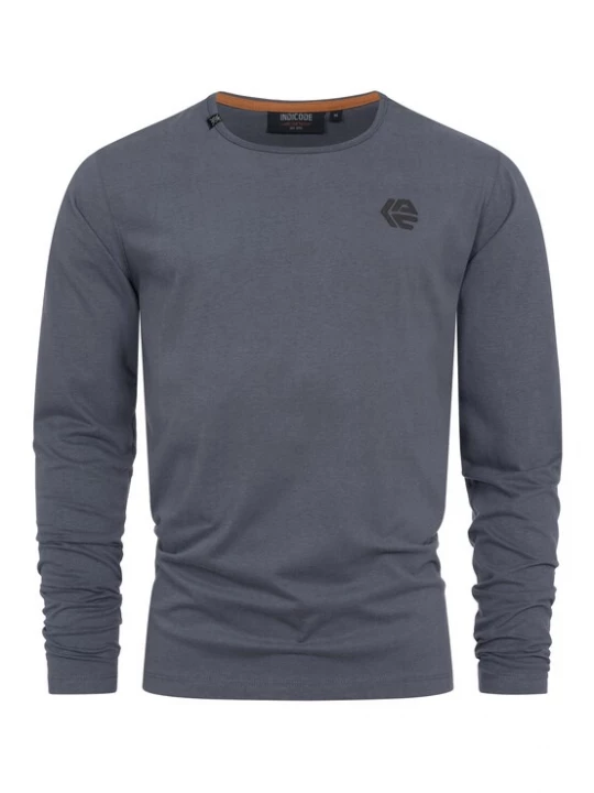 Foto van product INDICODE JEANS Shirt 'Trense' grijs