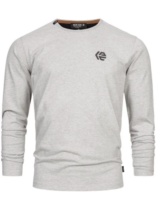 Foto van product INDICODE JEANS Shirt 'Trense' grijs / zwart