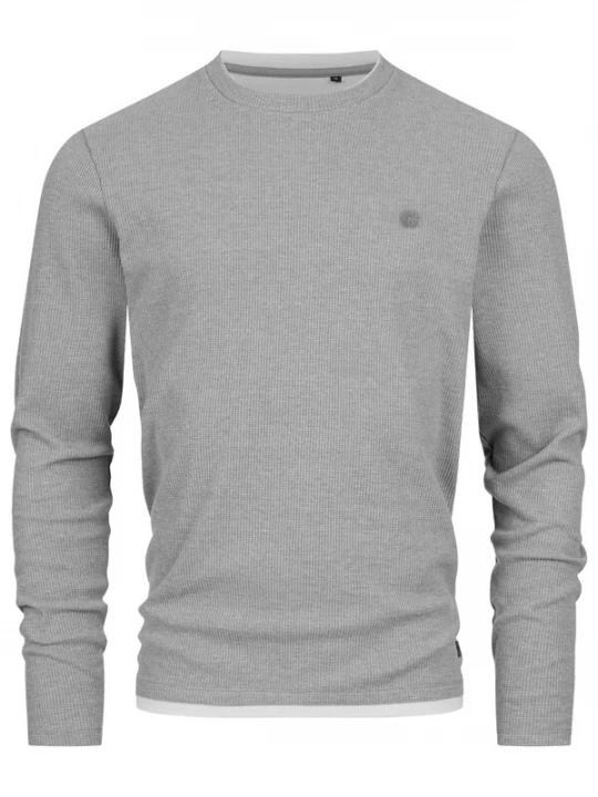 Foto van product INDICODE JEANS Shirt 'Valwald' grijs