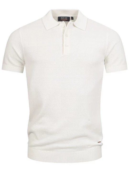 Foto van product INDICODE JEANS Shirt 'Vorm' wit