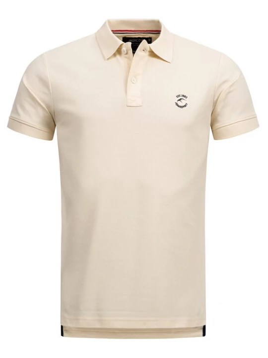 Foto van product INDICODE JEANS Shirt ' Wadim ' beige / zwart
