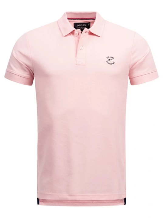 Foto van product INDICODE JEANS Shirt ' Wadim ' donkerblauw / pink