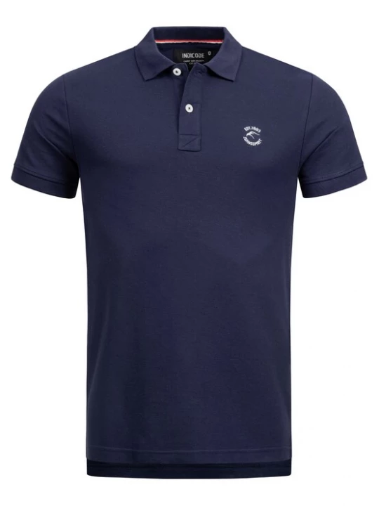 Foto van product INDICODE JEANS Shirt ' Wadim ' donkerblauw / wit