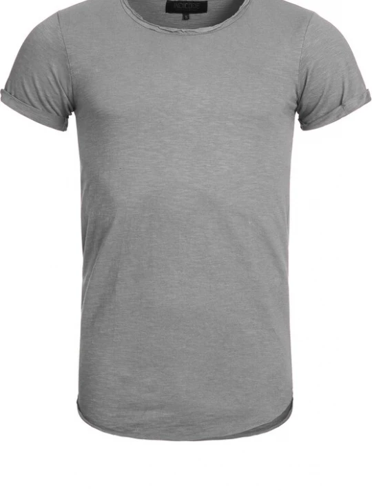 Foto van product INDICODE JEANS Shirt 'Willbur' grijs gemêleerd