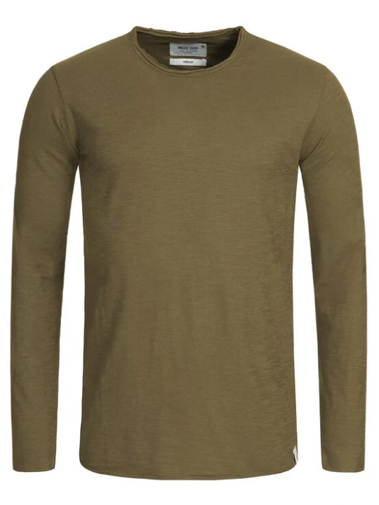 Foto van product INDICODE JEANS Shirt 'Willbur' kaki