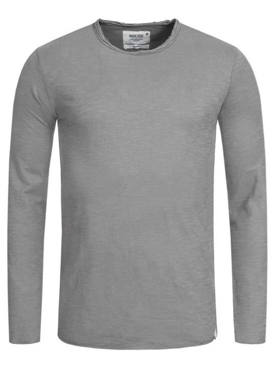 Foto van product INDICODE JEANS Shirt 'Willbur' rookgrijs