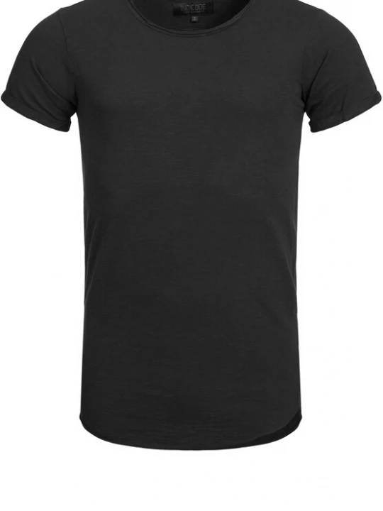 Foto van product INDICODE JEANS Shirt 'Willbur' zwart gemêleerd