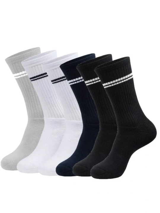 Foto van product INDICODE JEANS Sokken 'Louis' grijs / zwart / wit