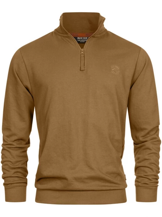 Foto van product INDICODE JEANS Sweatshirt 'Brandt' bruin