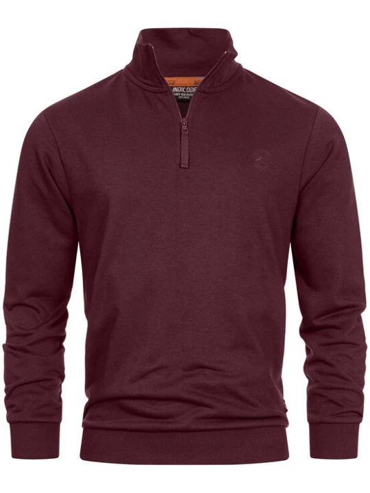 Foto van product INDICODE JEANS Sweatshirt ' Brandt' rood
