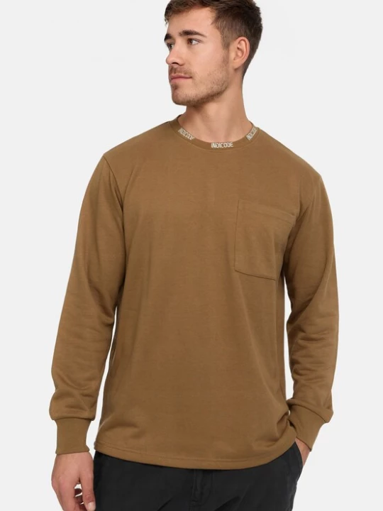 Foto van product INDICODE JEANS Sweatshirt 'INWhann' bruin