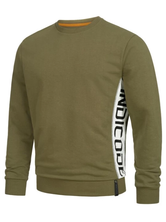 Foto van product INDICODE JEANS Sweatshirt 'Nilon' groen / zwart / wit