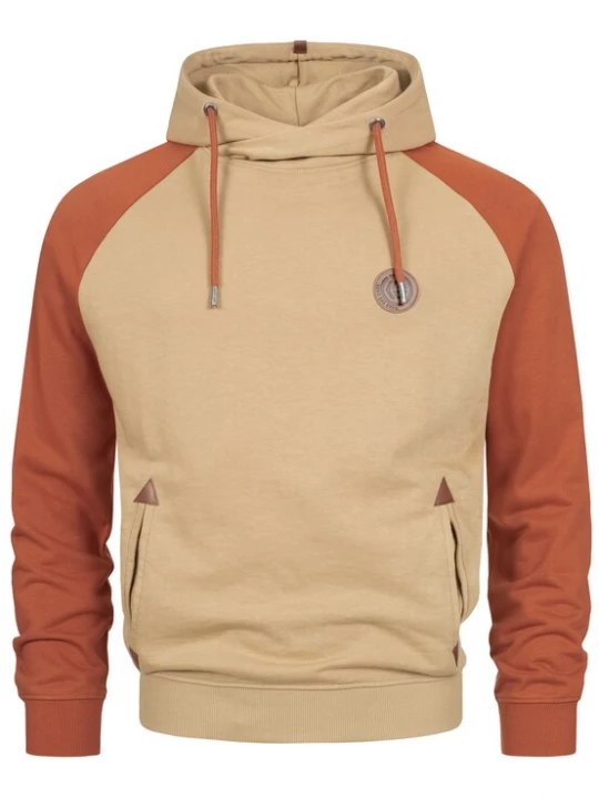 Foto van product INDICODE JEANS Sweatshirt 'Rowland' beige / koraal