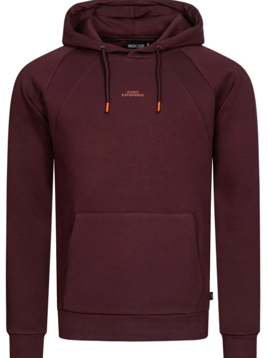 Foto van product INDICODE JEANS Sweatshirt 'Virginia' bourgogne