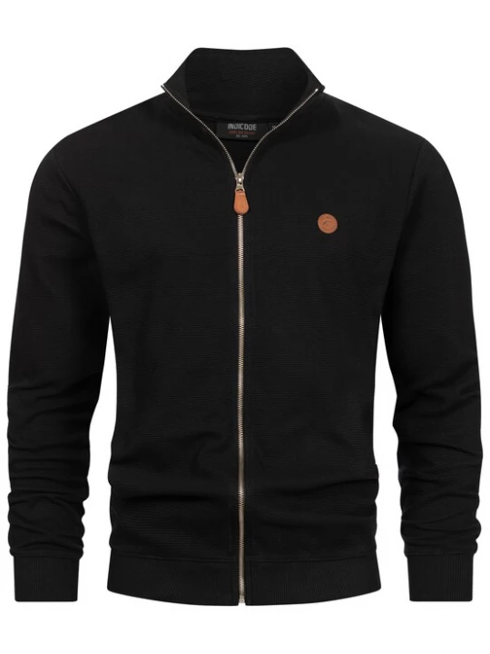 Foto van product INDICODE JEANS Sweatvest 'Guadalupe' zwart