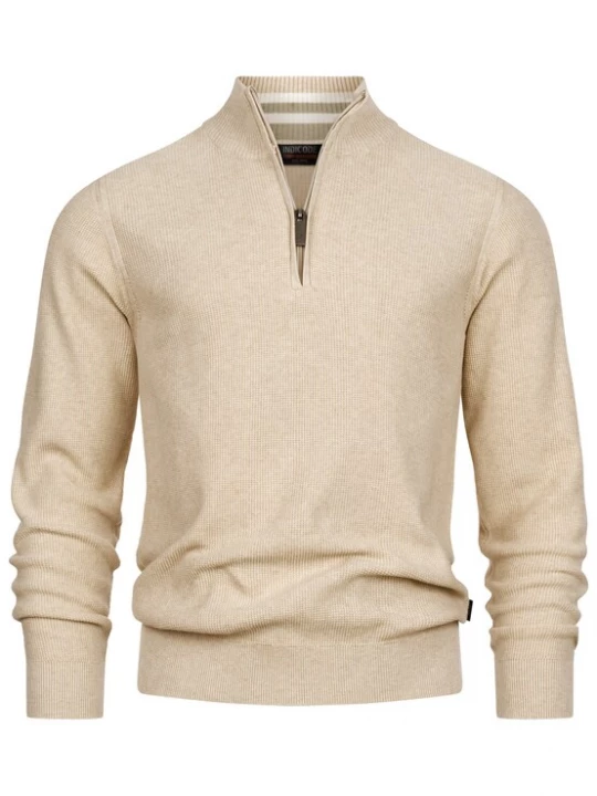 Foto van product INDICODE JEANS Trui ' Bull ' beige